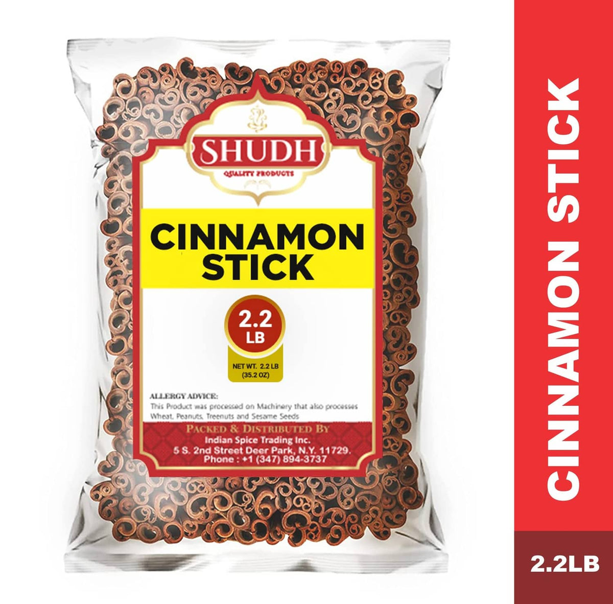 SHUDH cinnamon stick pouch, 2.2 lb package