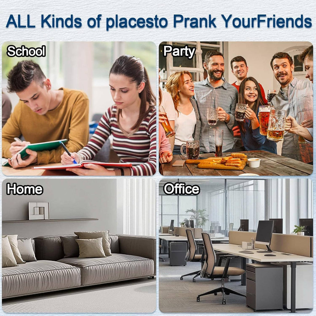 Noise maker accessories for placing in rooms like school, party, home, and office
