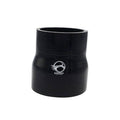 Black silicone reducer coupler hose with flared ends and Sierra logo
