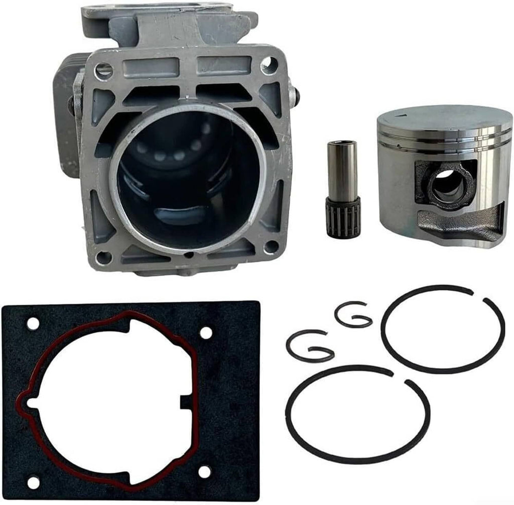 Cylinder kit engine cylinder assembly with piston, rings, gasket and pin