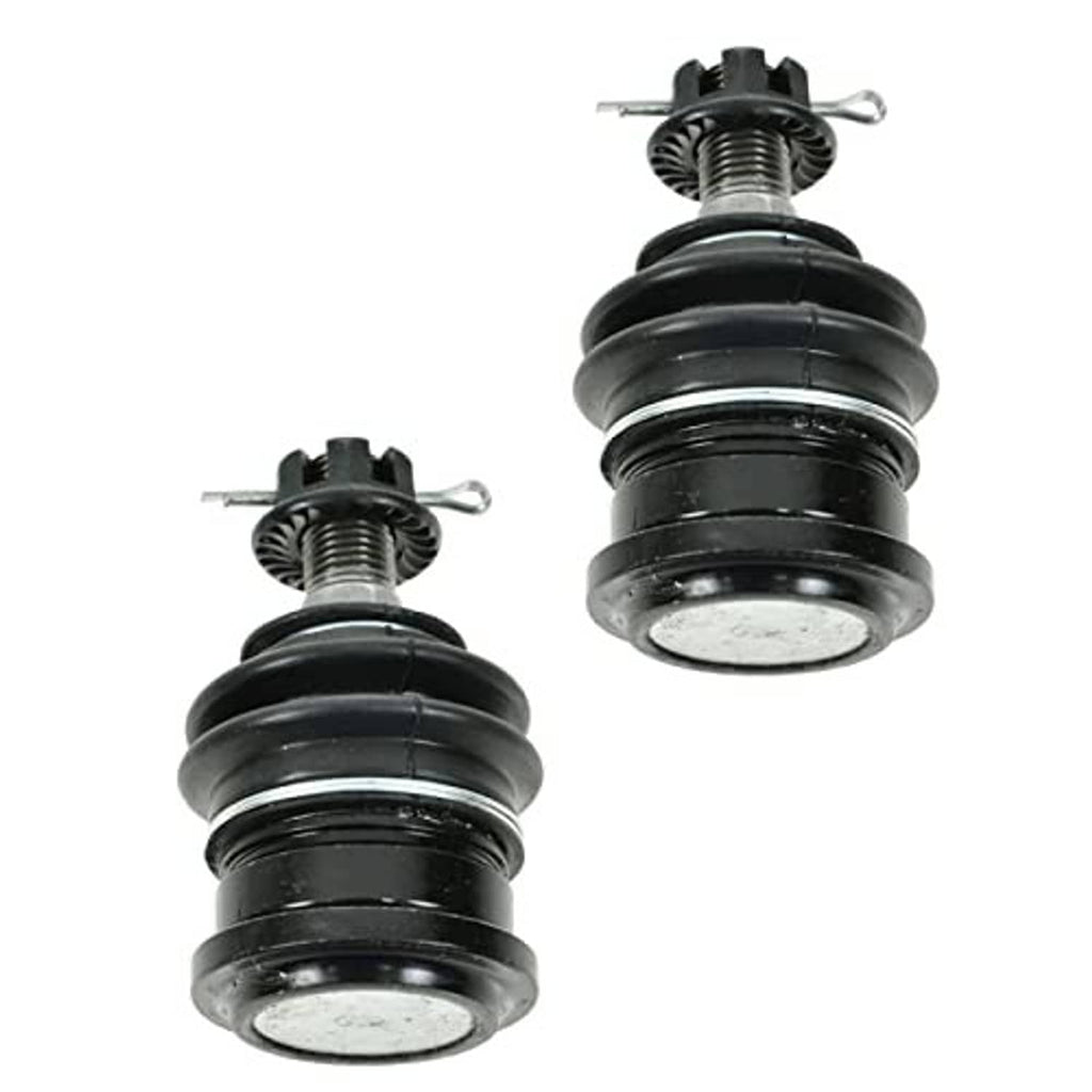 Front upper ball joints with rubber boots and coil spring assemblies