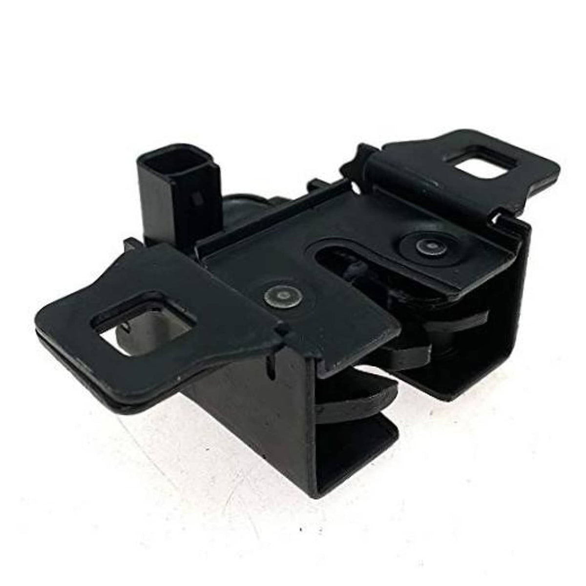 Black hood latch release switch sensor with mounting clips, anti-theft style bracket