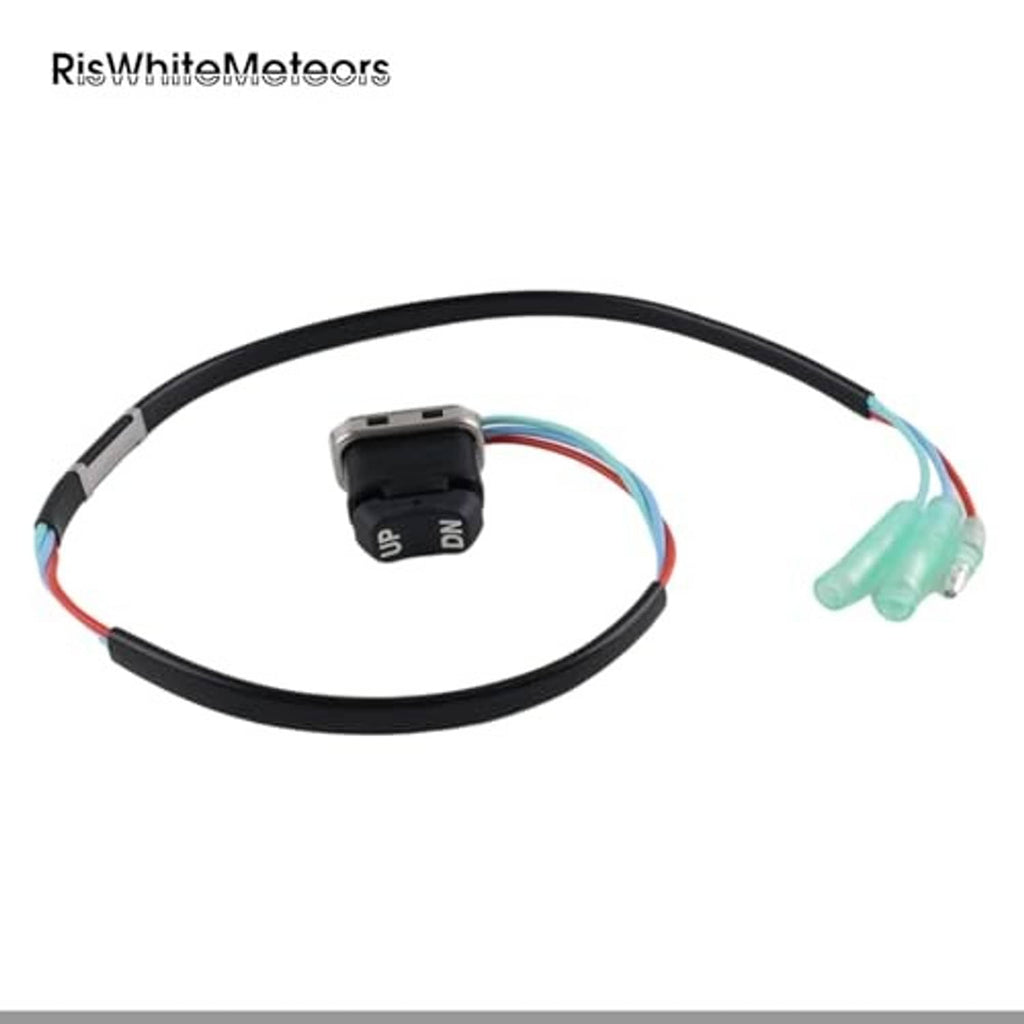 Full tilt switch replacement harness with black cable and green connector for Yamaha