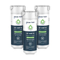 Refrigerator water filter cartridge pack of 3, glacier fresh white and dark blue