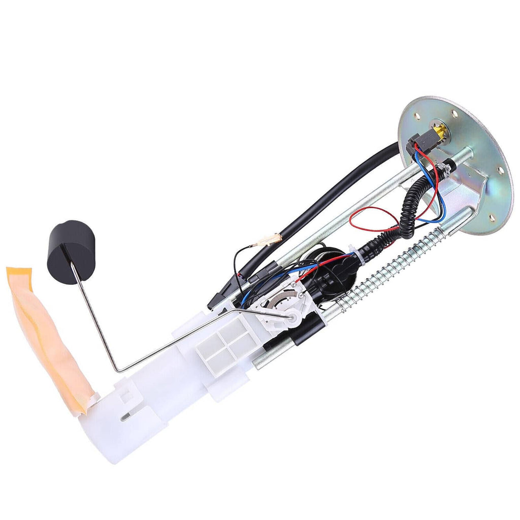 Fuel pump assembly with fuel module, wiring harness, and circular mounting plate