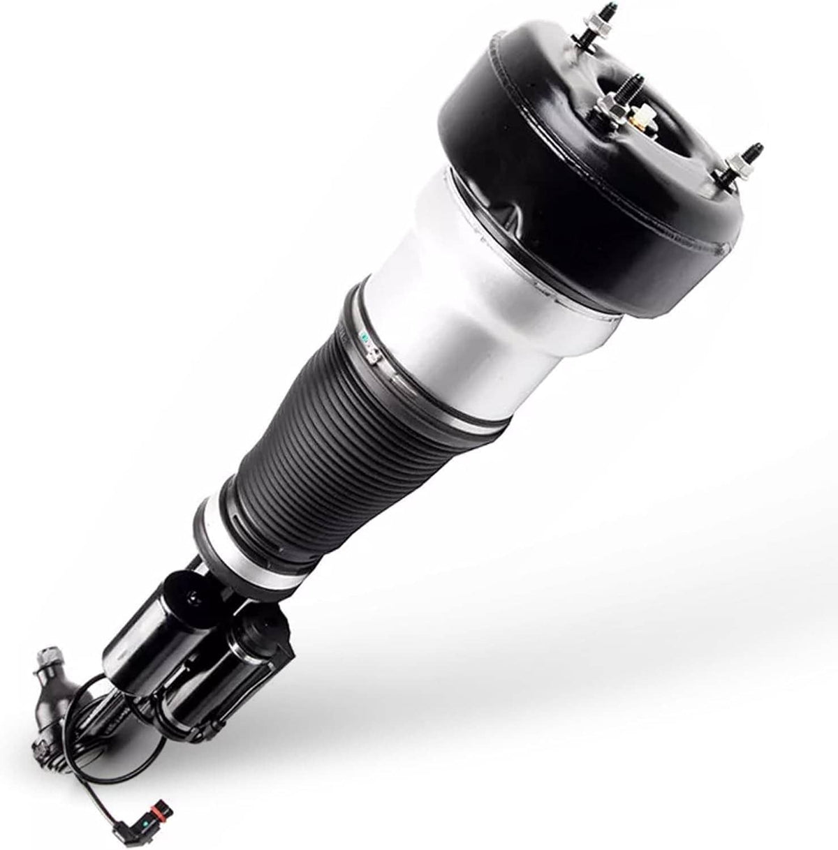 Right front air suspension strut assembly with black springs and connector fittings