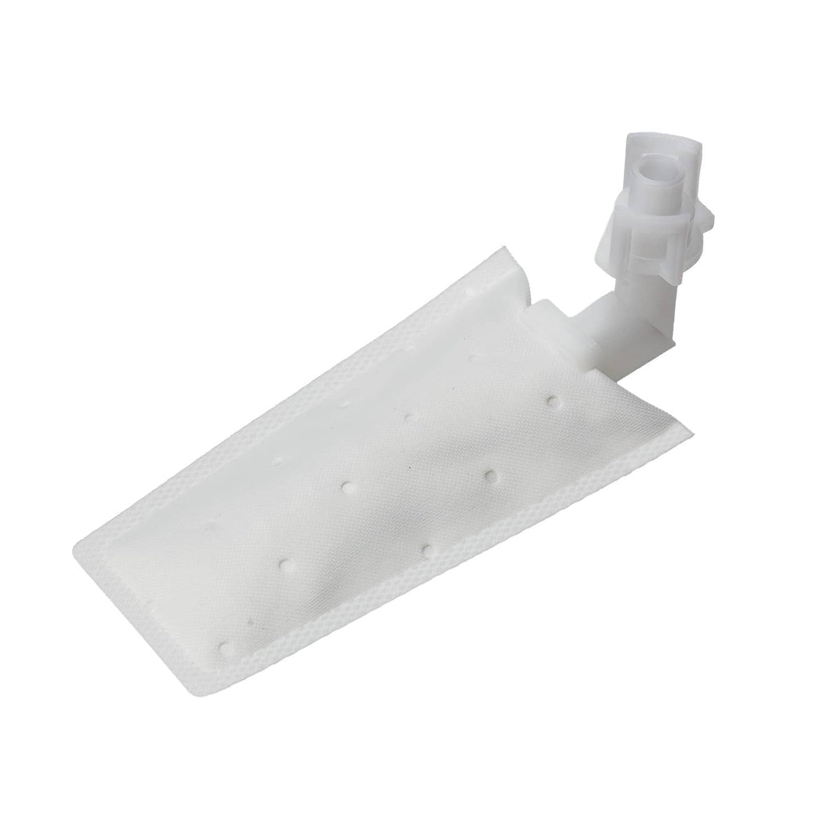 Fuel pump strainer filter pad with white mounting connector