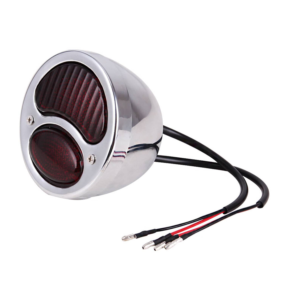 RivetOak For Ford Model A Hot Rat Street Rod Custom Car Truck Stop Lens Black Tail Lights
