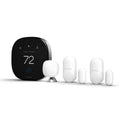 Black thermostat and multiple white SmartSensors, bundled smart home set