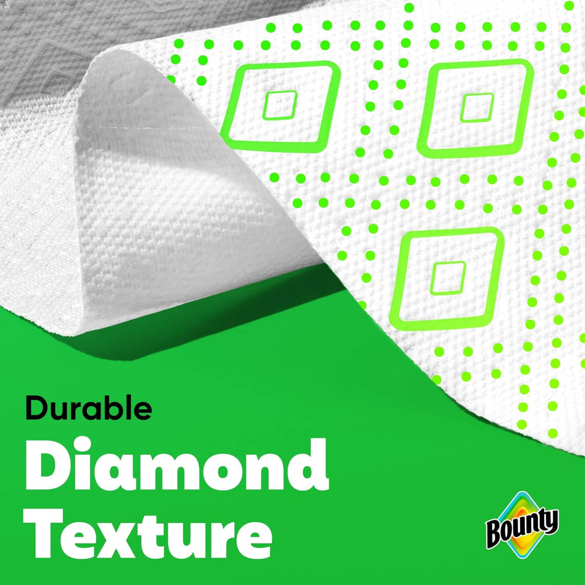 Close-up of white paper towel texture and sheet surface with raised pattern