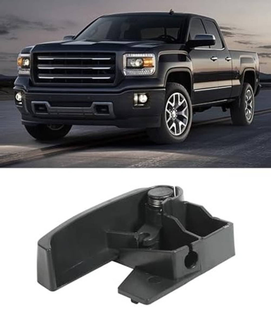 Black hood latch release handle underside with mounting tabs