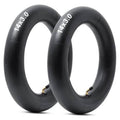 Pair of black 14x3.0 thick inner tubes with straight valves