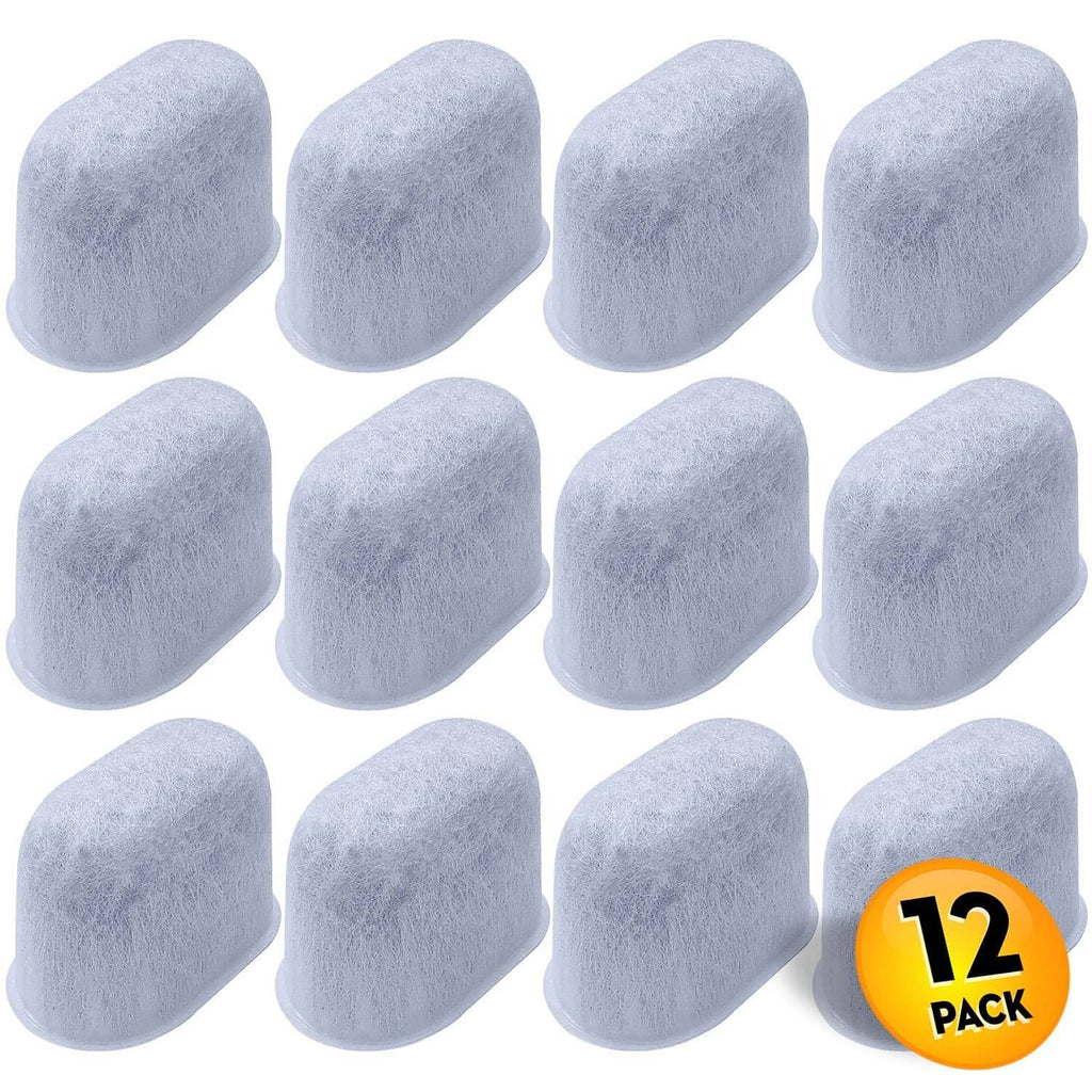 Coffee filter replacements, 12-pack of light gray cup filters
