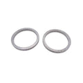 Exhaust port gasket kit with two gray steel mesh rings