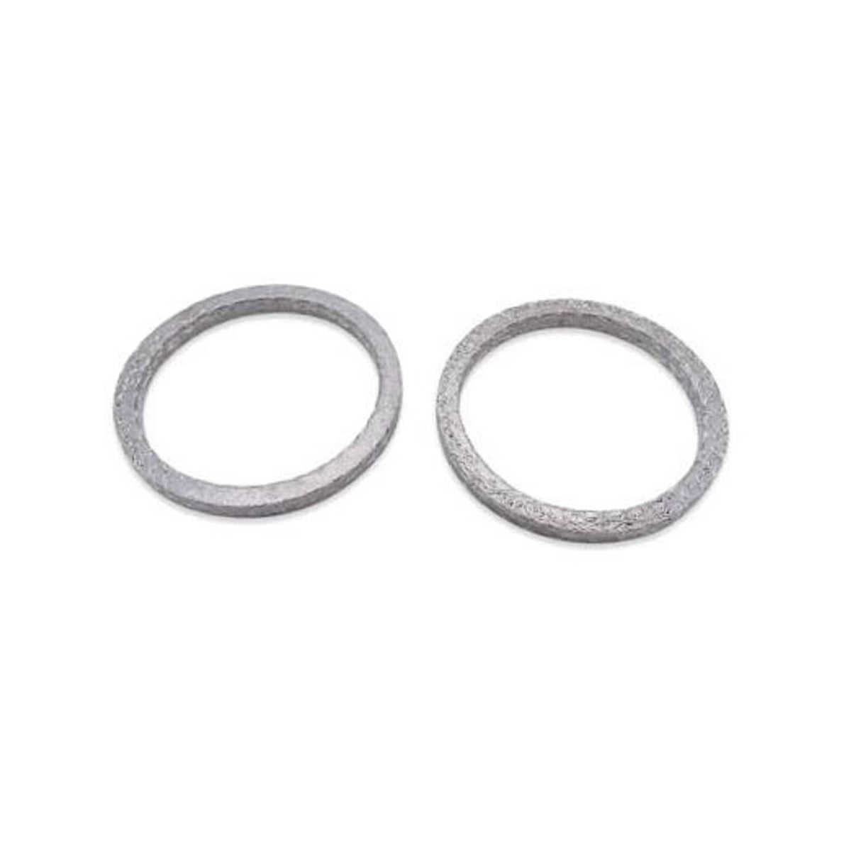 Exhaust port gasket kit with two gray steel mesh rings