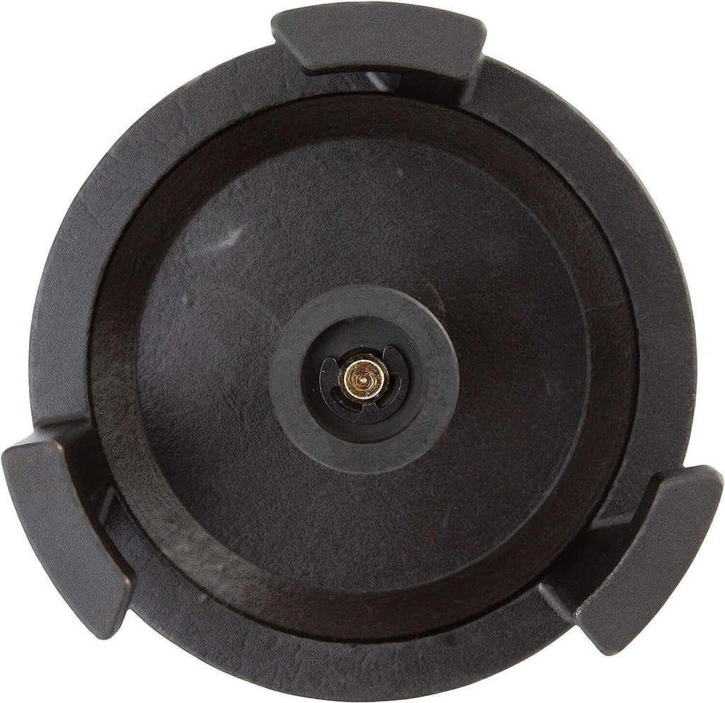 Harmonic balancer puller with central threaded stud and three support tabs
