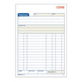Statement ledger book with printed columns and lines, carbonless 2-part