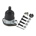 Upper suspension ball joint with black boot and mounting flange, plus hardware kit