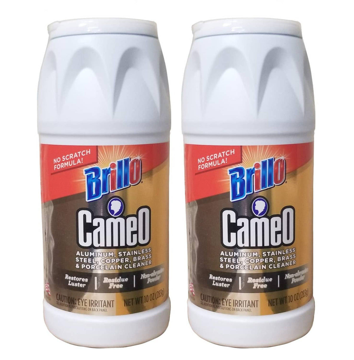 Brillo Cameo aluminum & stainless steel cleaner bottles, 10 oz (2-pack)