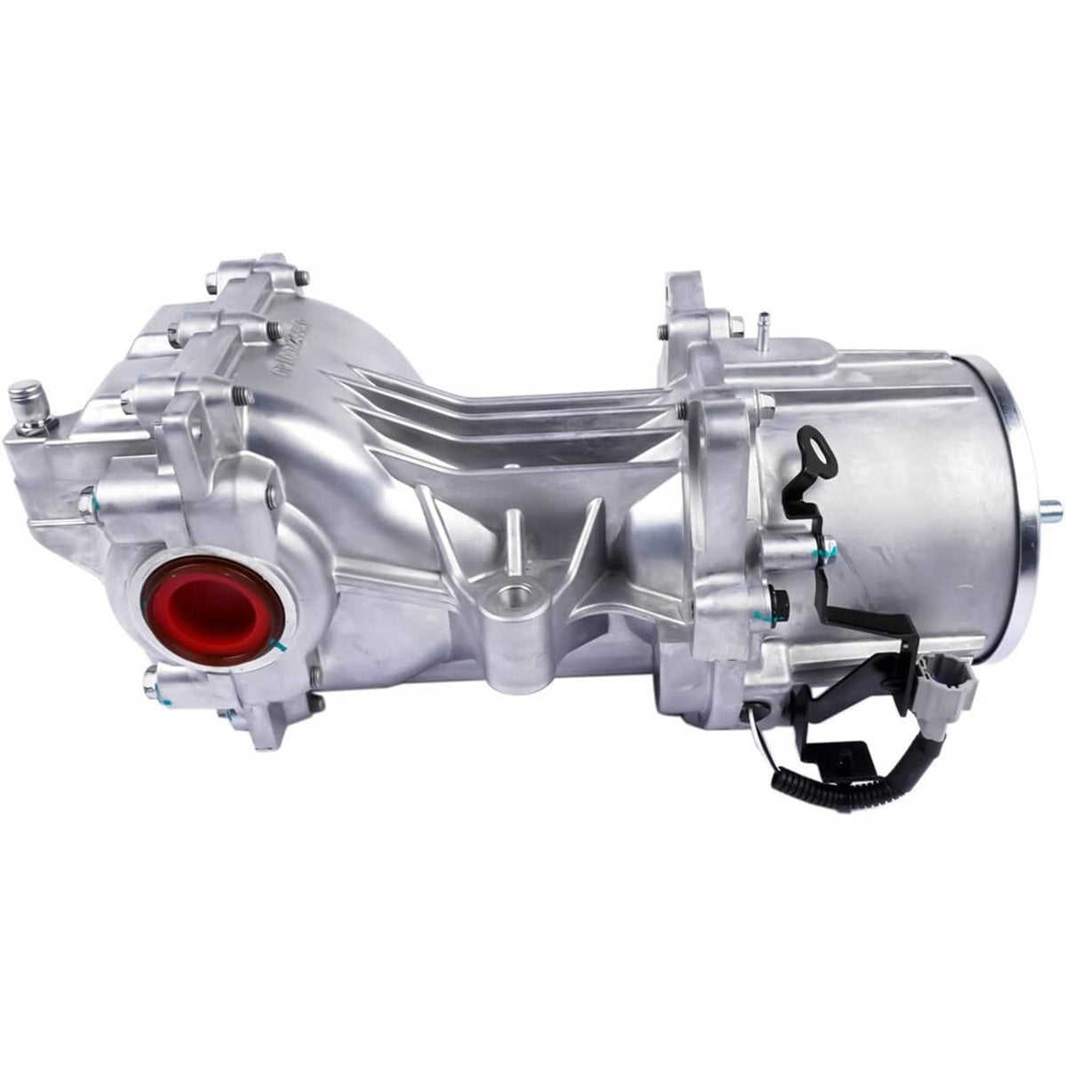 Rear differential carrier assembly with red oil seal and side mounting brackets