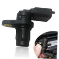 Camshaft position sensor with black plastic housing and electrical connector