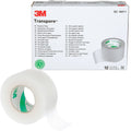 RivetOak 3M™ Transpore™ Surgical Tape 1527-1, 1 inch 1" x 10 yd (2.5cm x 9.1m), clear