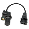 Crankshaft position sensor with black wire harness and 4-pin electrical connector