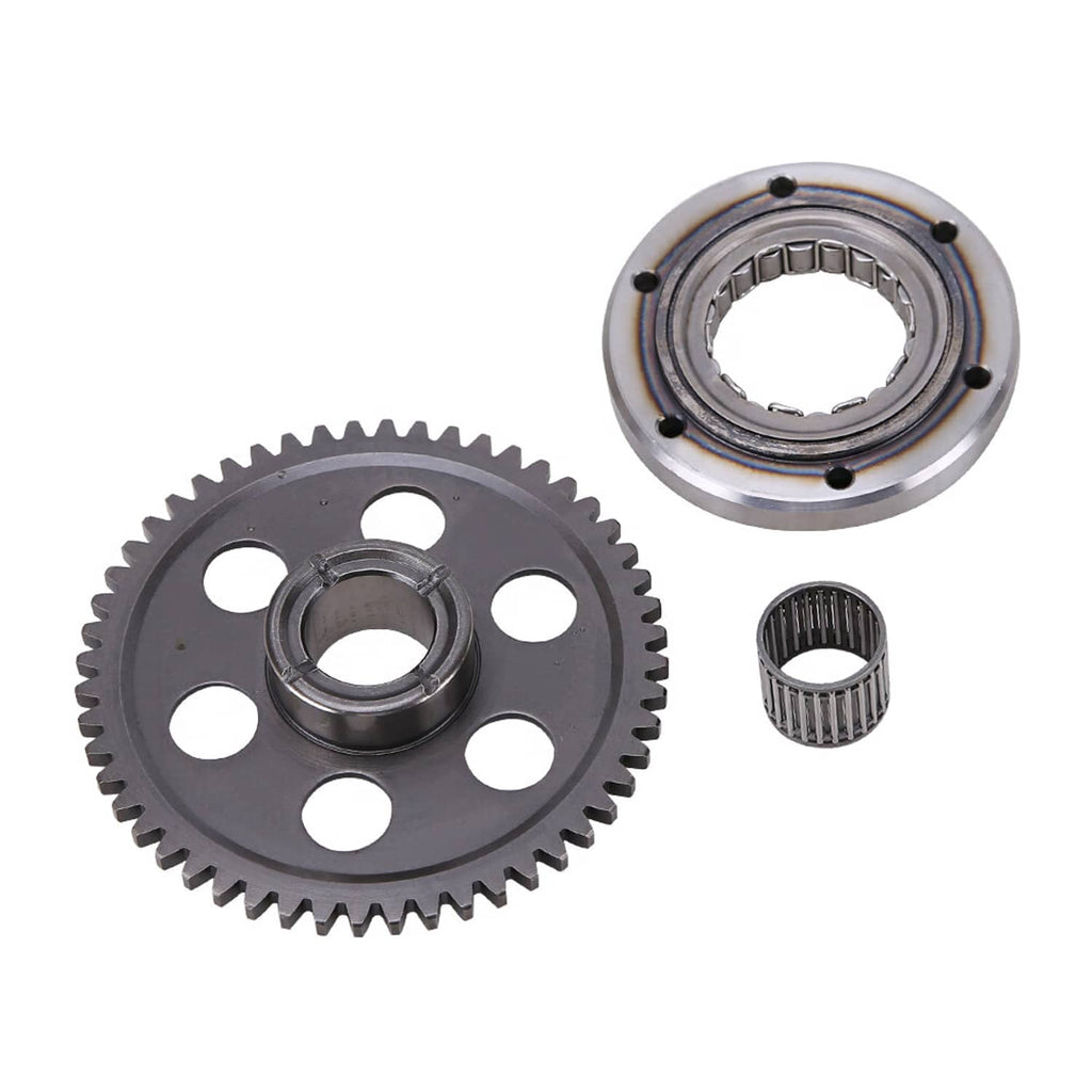 Starter clutch one-way bearing kit: gear wheel, bearing housing, needle bearing