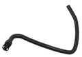 Engine coolant hose, black rubber with molded end fitting, curved U-shape