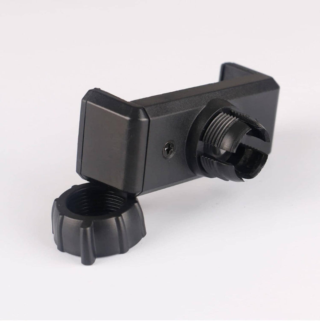 Replacement phone holder ball joint clamp with threaded socket in black