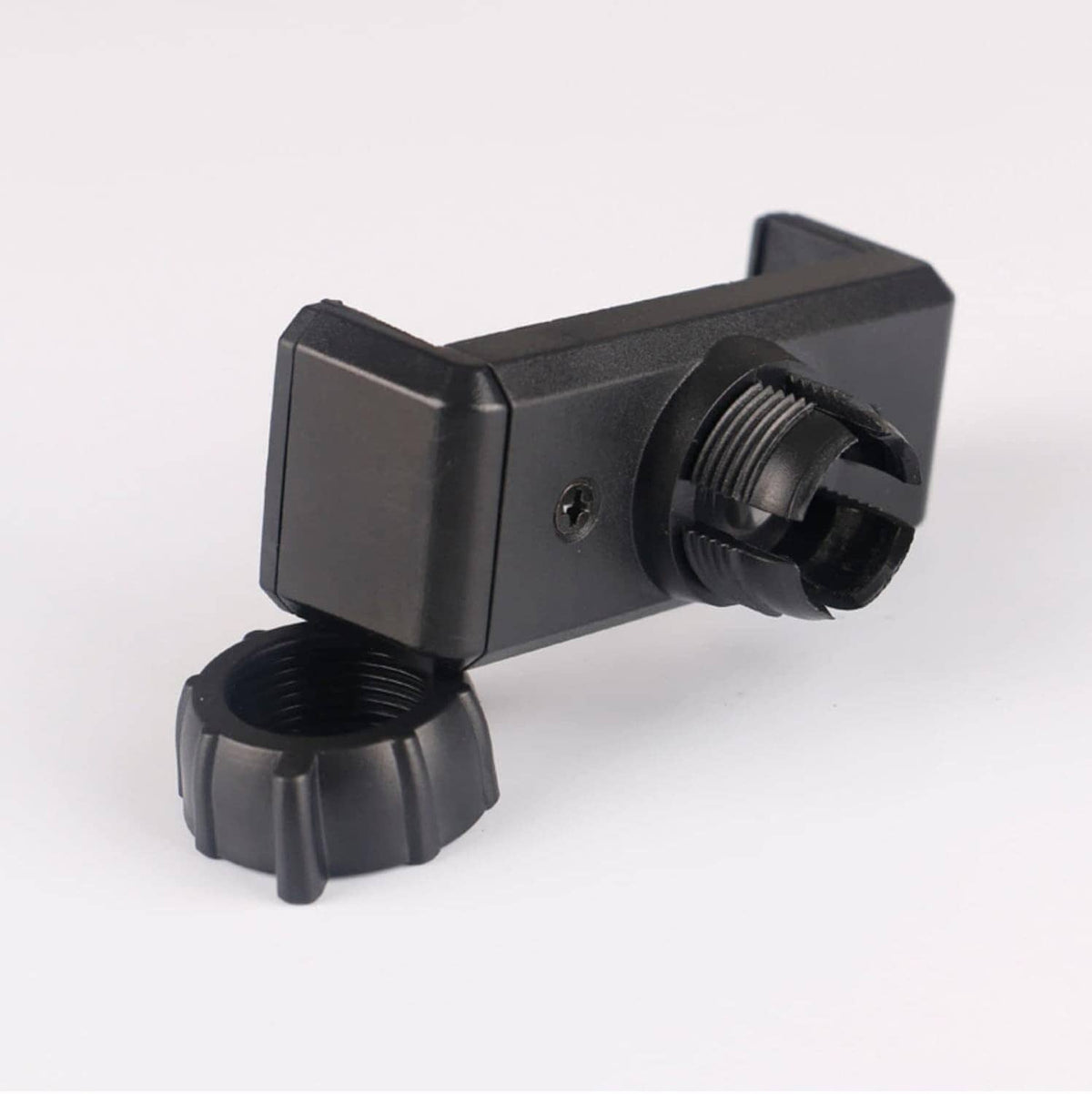 Replacement phone holder ball joint clamp with threaded socket in black
