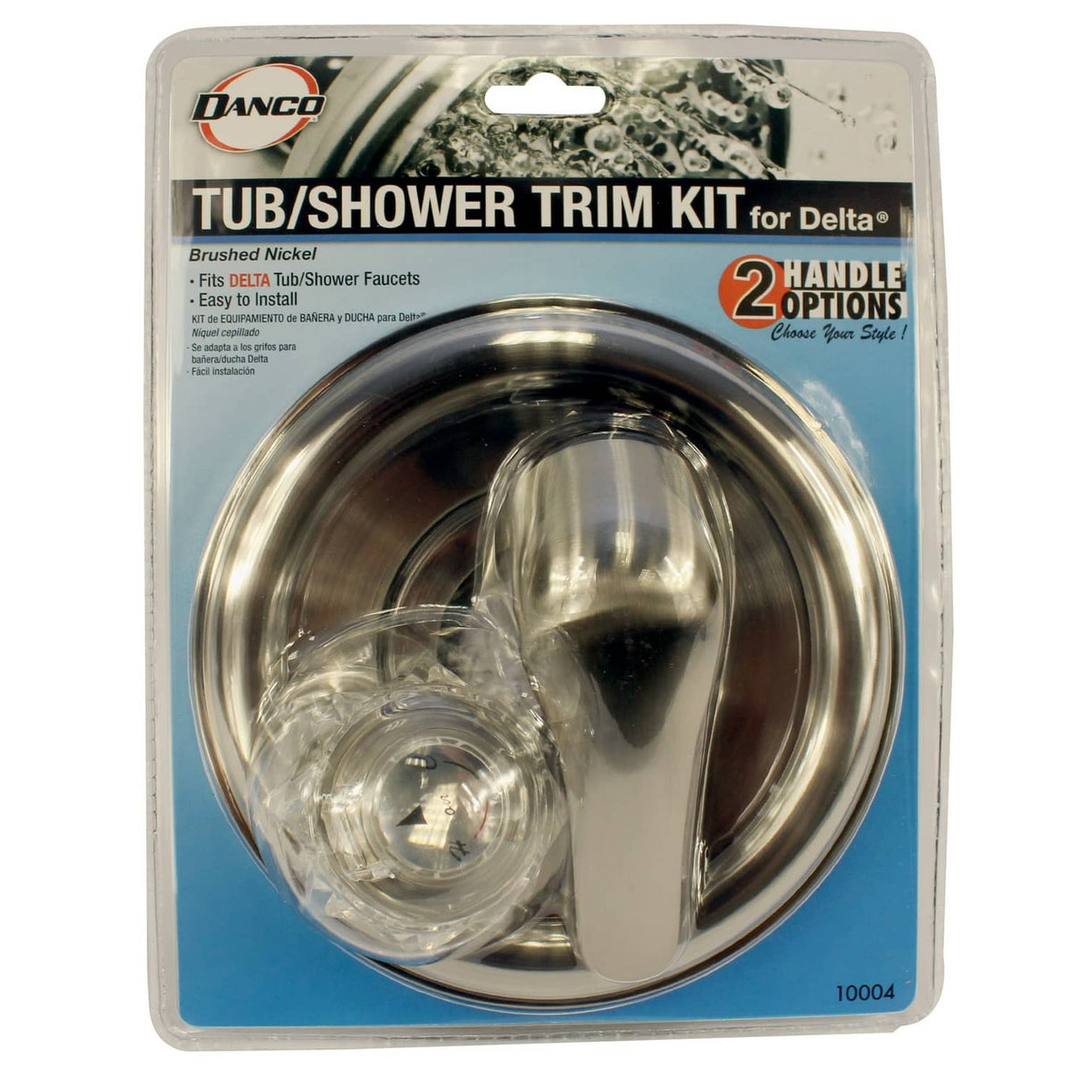 Danco tub/shower trim kit blister pack in brushed nickel, 2-handle option