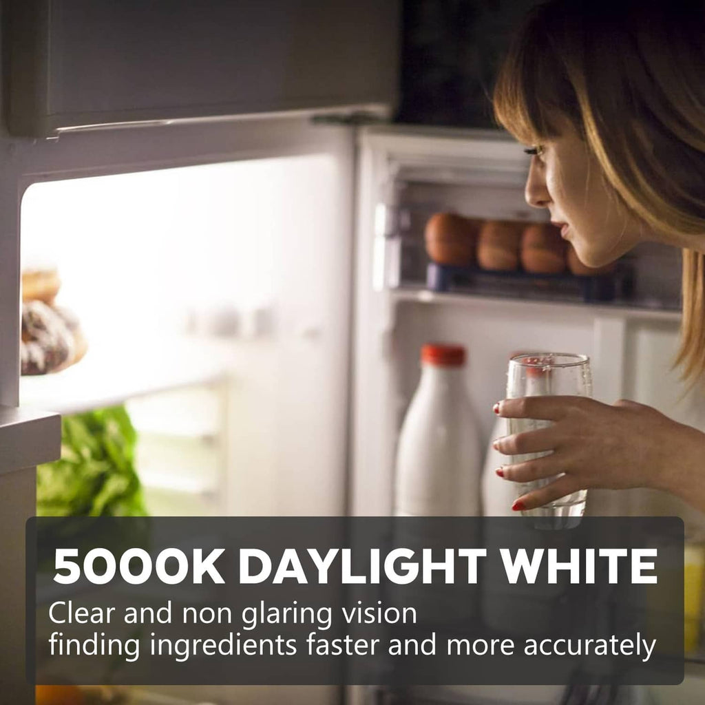Daylight white 5000K LED light for refrigerators, clear non-glare vision