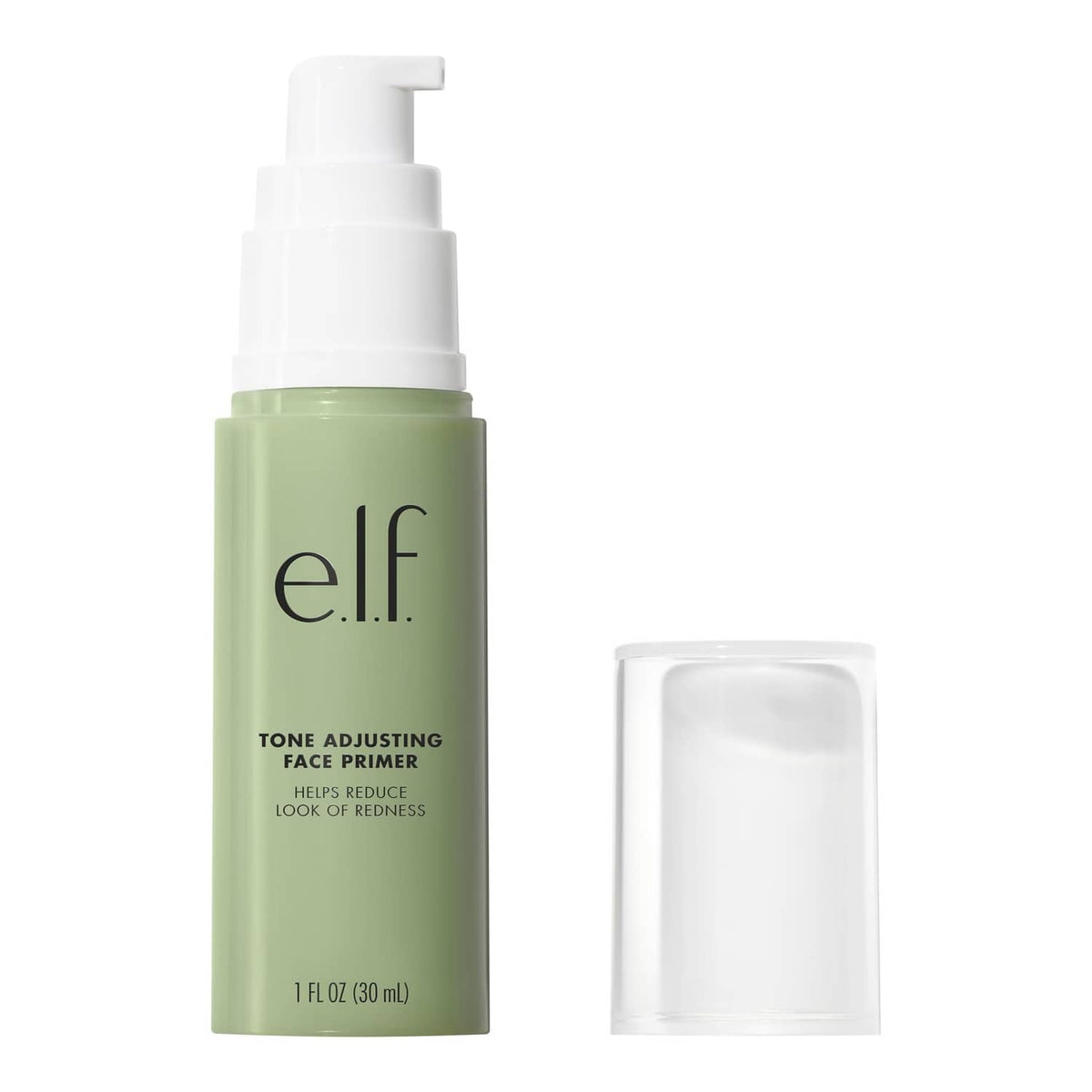 e.l.f. Tone Adjusting Face Primer bottle with pump dispenser cap