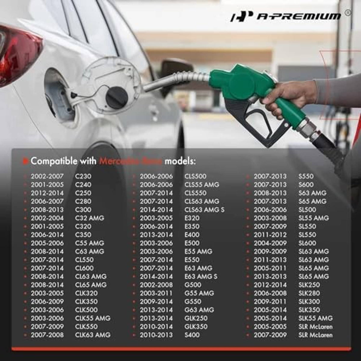 Fuel nozzle refueling near a car fuel filler opening