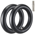 Set of two thick black inner tubes with attached presta valve stems