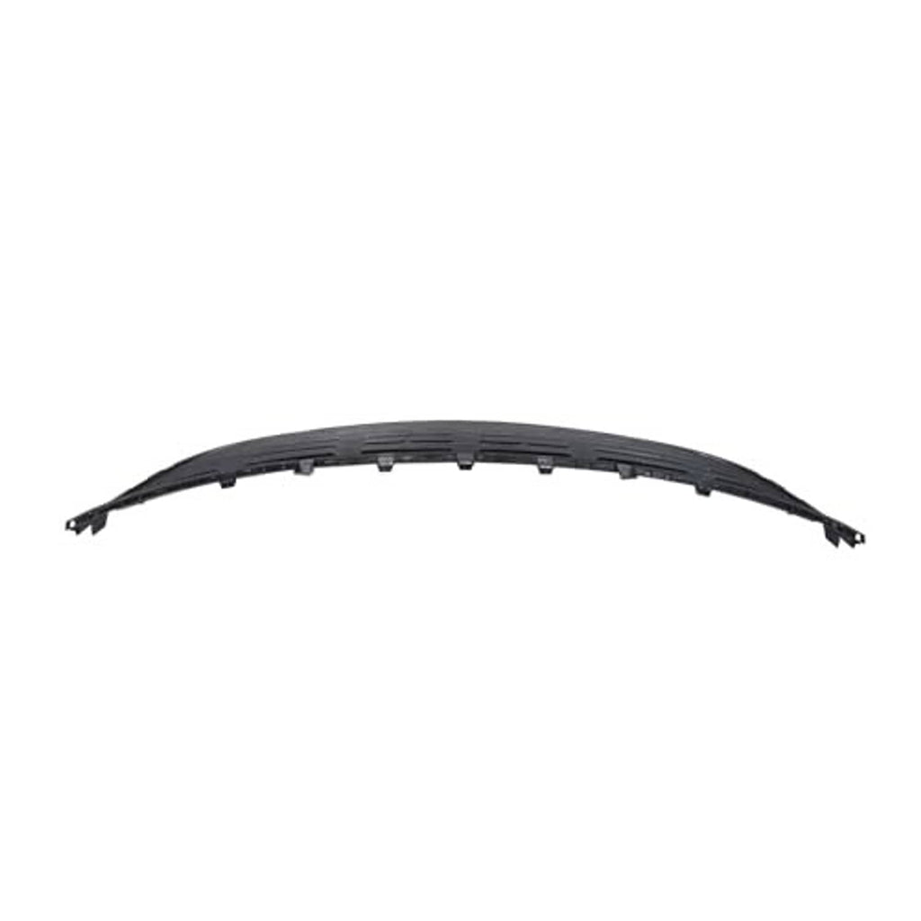 Upper edge of front lower grille with black plastic surround and mounting points