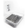 500-pack large-eye sewing needles in clear storage case, stainless steel