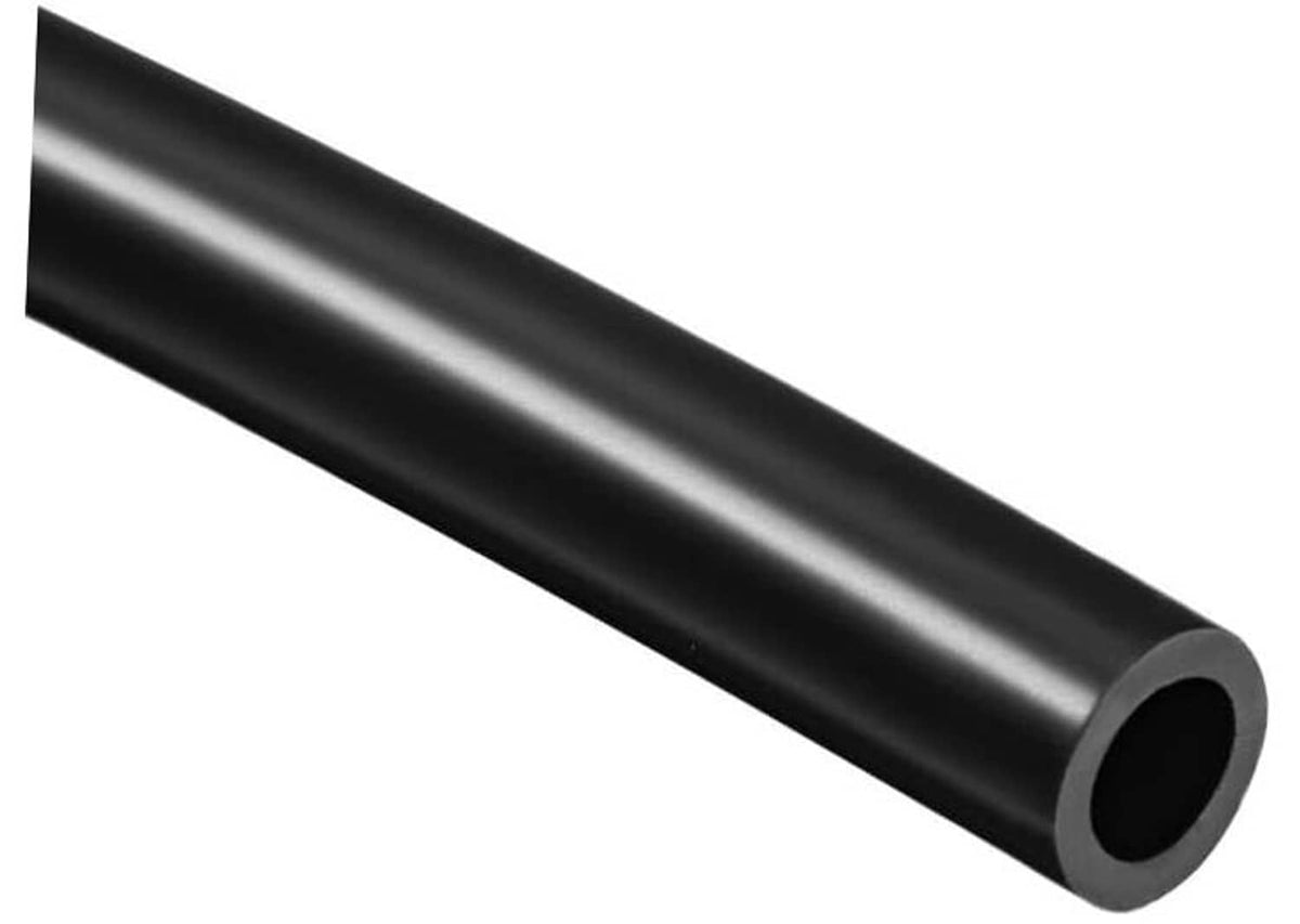 Black silicone tube with 8mm inner opening and round end