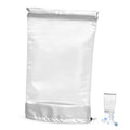 Replacement pool filter bag, white 100-micron mesh bag with drawstring bottom