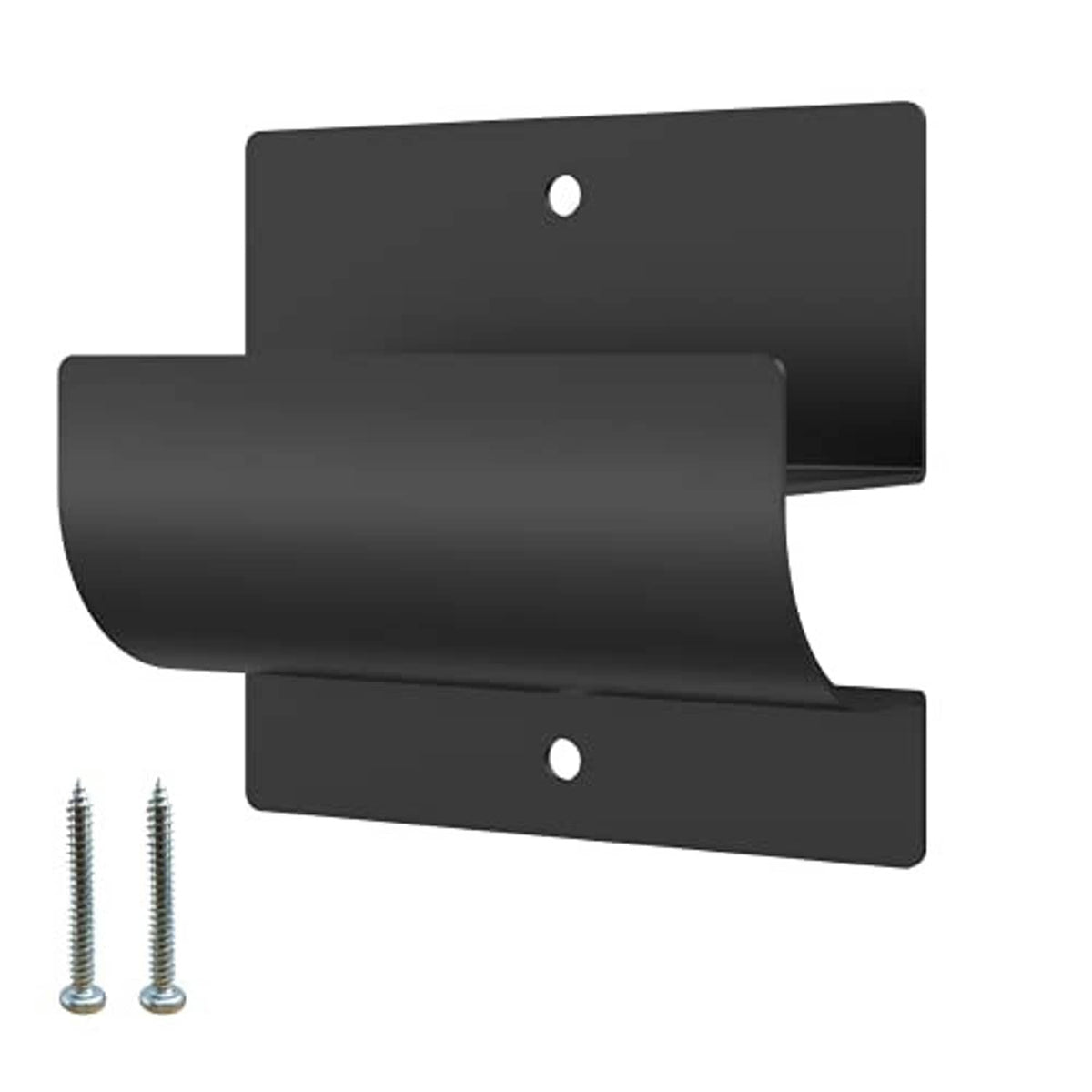 Black ladder organizer hook bracket with two included screws