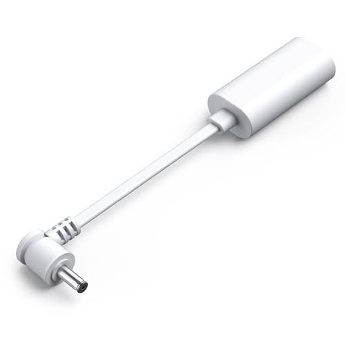 USB-C to DC barrel plug adapter cable with two molded connector ends