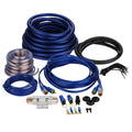 Car amplifier installation wire kit with 17 ft remote turn-on wire, fuse holder, terminals