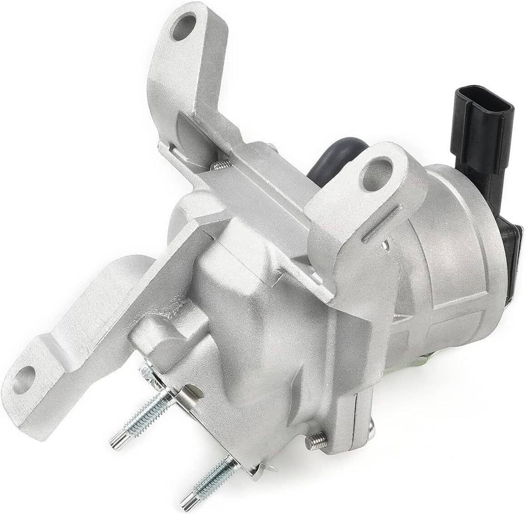 Secondary air injection check valve with silver cast body and black connector port