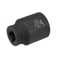 3/4-inch drive 6-point deep impact socket, black, 40mm size
