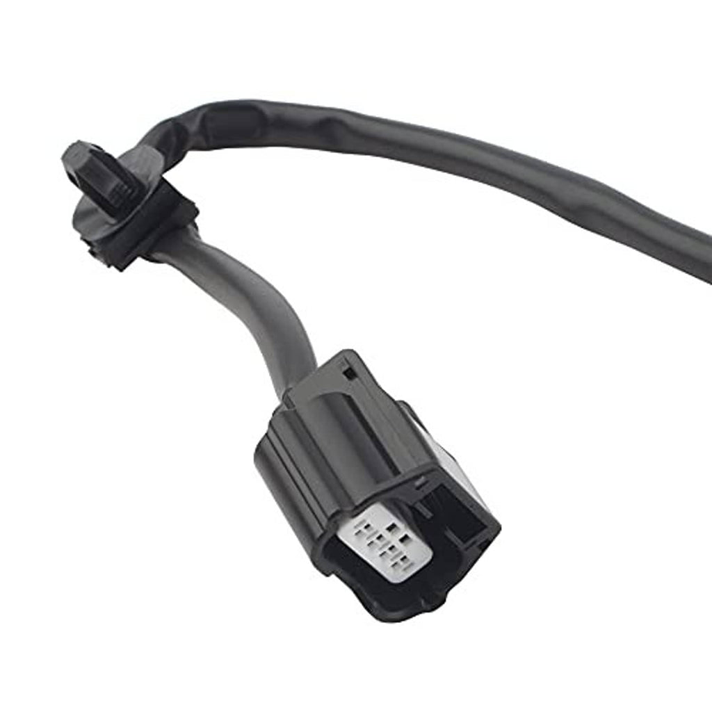 Black wiring connector plug with gray cable for keyless exterior door handle