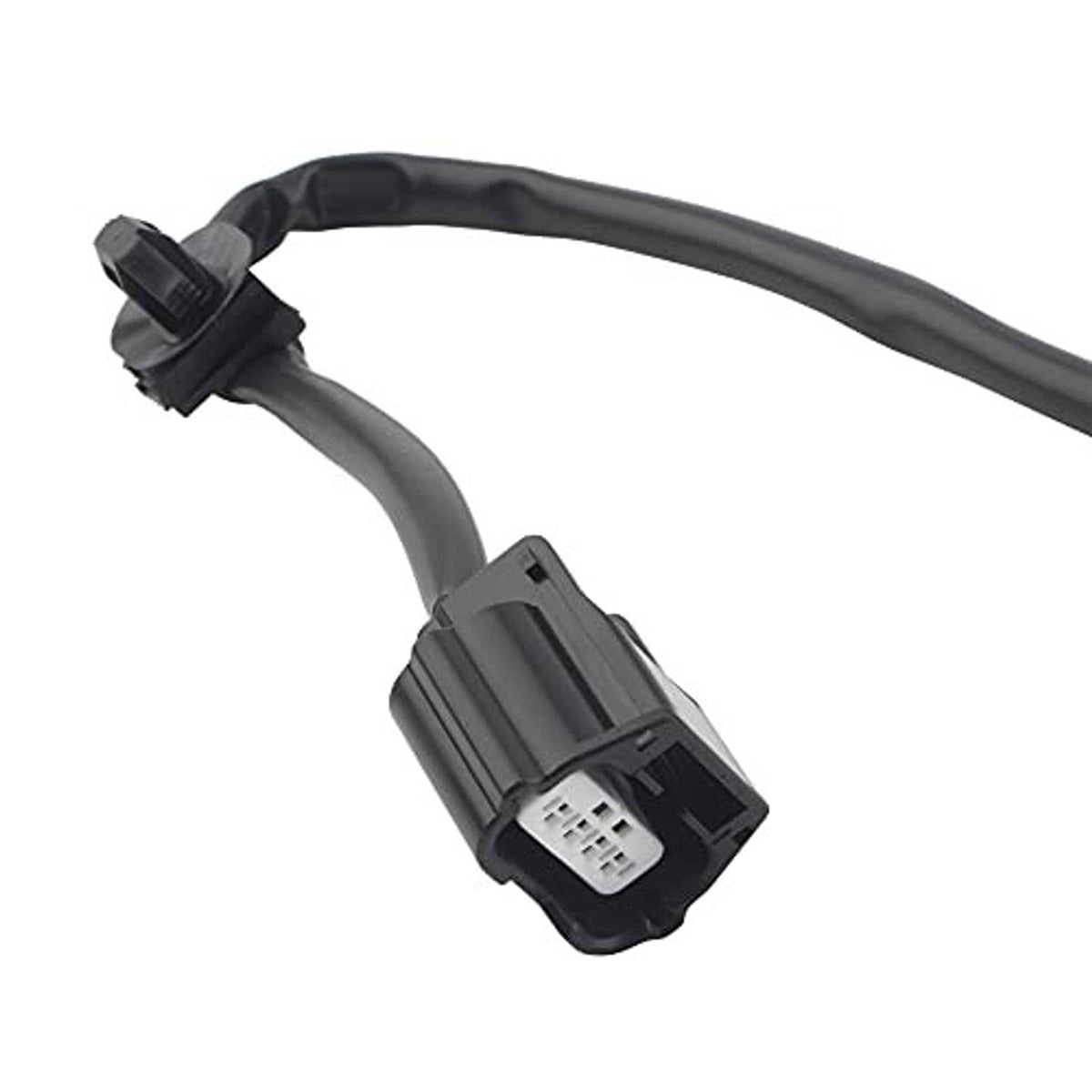 Black wiring connector plug with gray cable for keyless exterior door handle