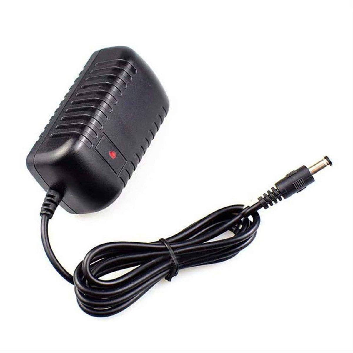 Black 18V drill charger AC adapter with DC barrel plug and long power cord