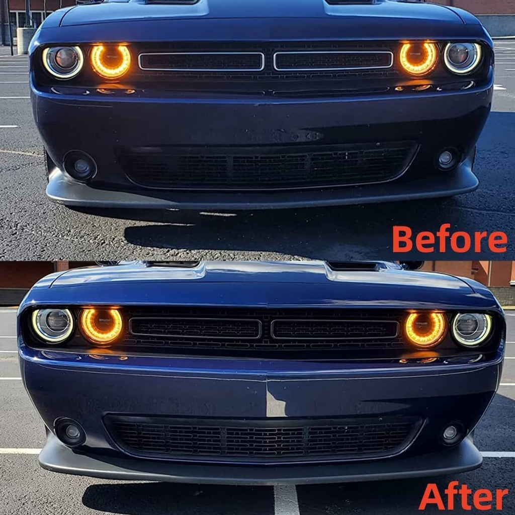 Front grille mesh insert trim for car, dark mesh panels on front bumper grille