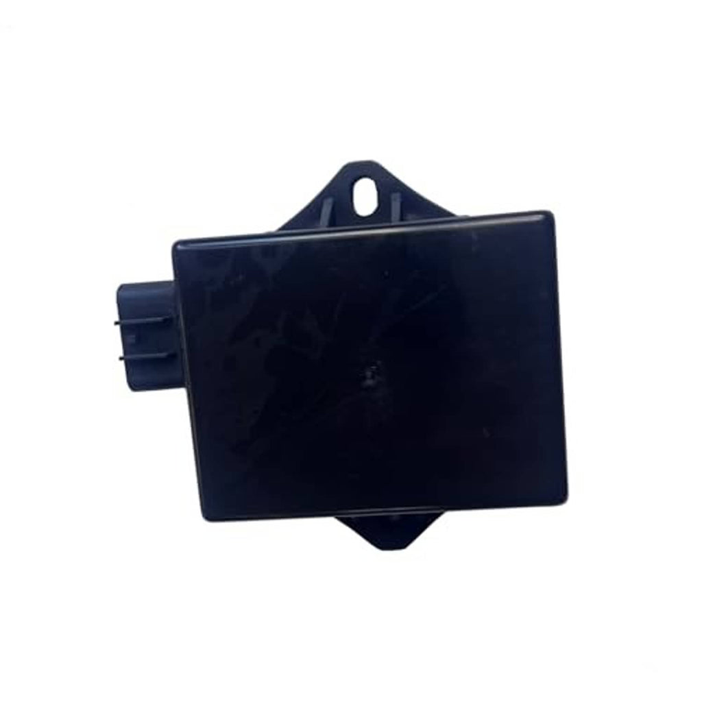Ignition control module with top mounting hole and dark blue rectangular body